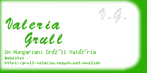 valeria grull business card